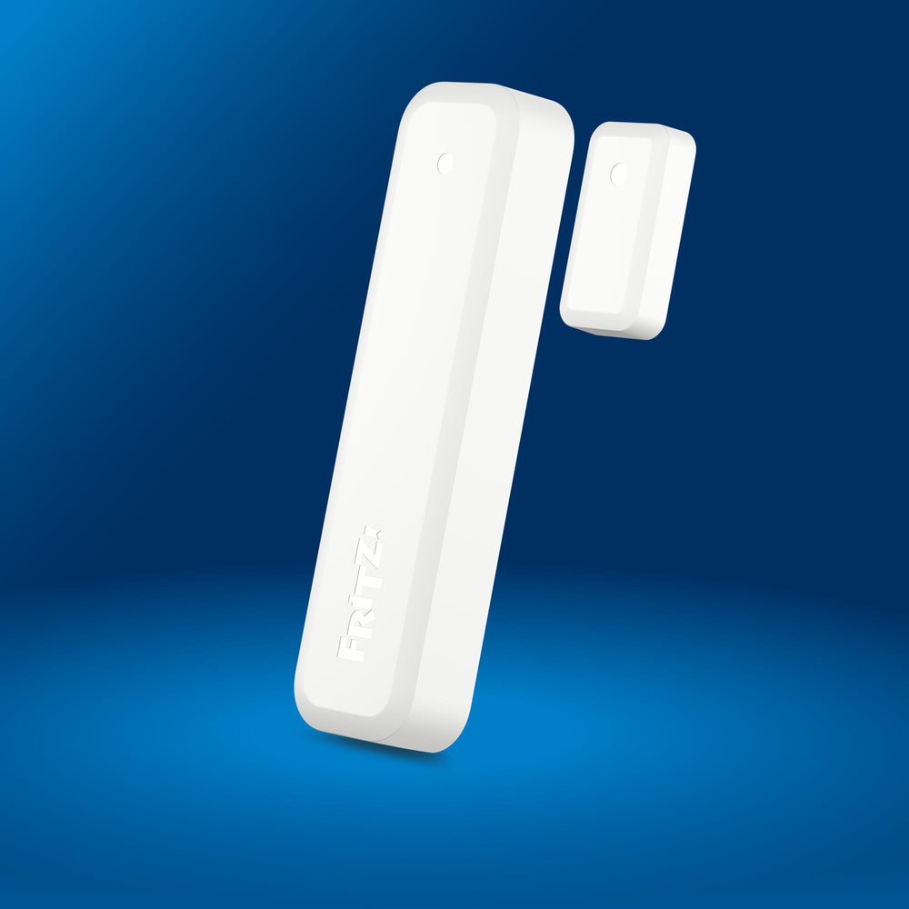 FRITZ!DECT 350 auf blauem Hintergrund